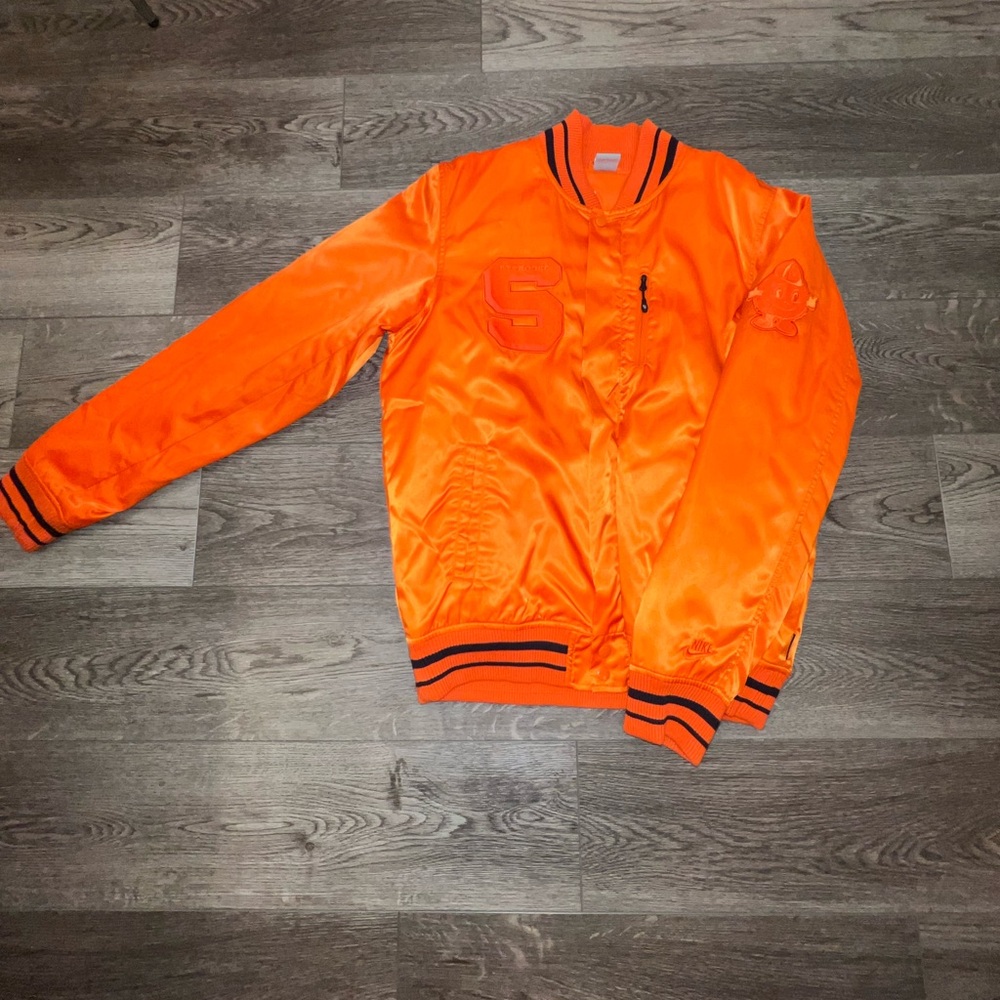 syracuse bomber jacket medium/large size
